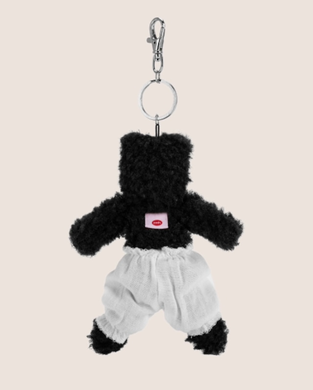 [MONAMHEE] Monamhee Beulpingi Keyring with White Pants Black 正規品 韓国ブランド  韓国通販 韓国代行 韓国ファッション | BONZ (韓国ブランド 代行) powered by BASE