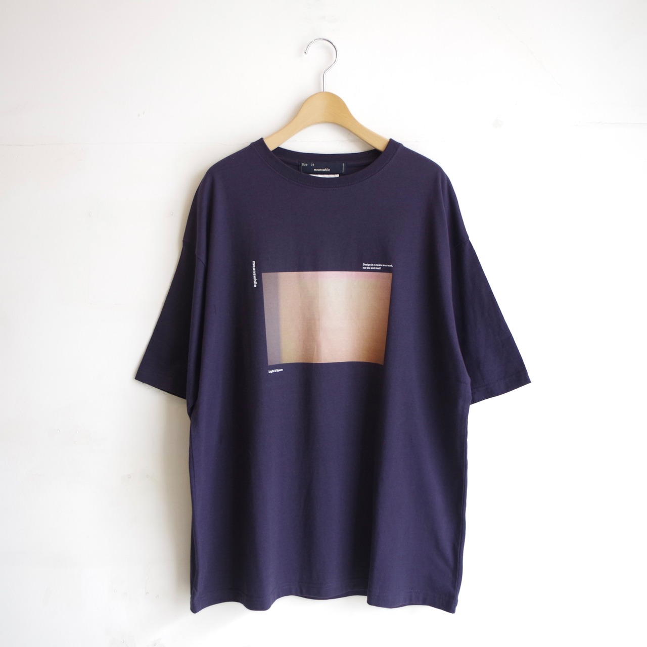 meanswhile  Abstract Photograph Tee MW-CT25106