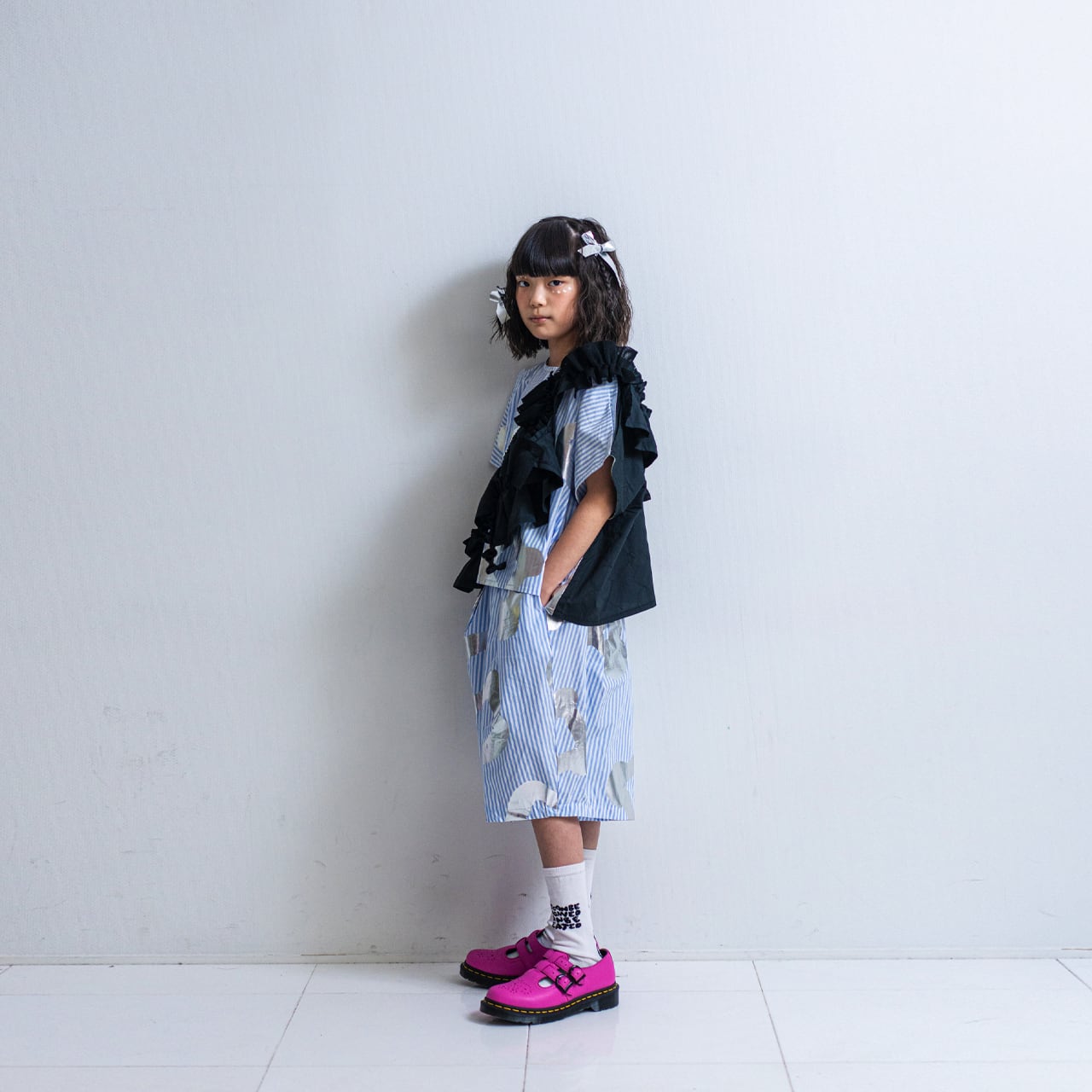 ORG.PT TUCK SHORT PANTS / LL | frankygrow concept shop