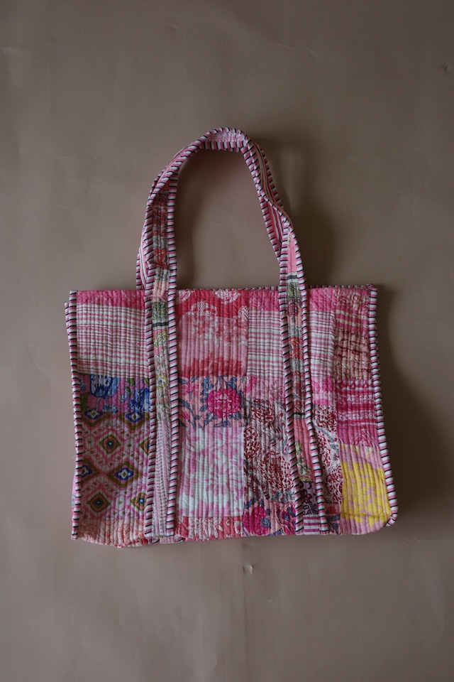 Patchwork Quilted Reversible Tote