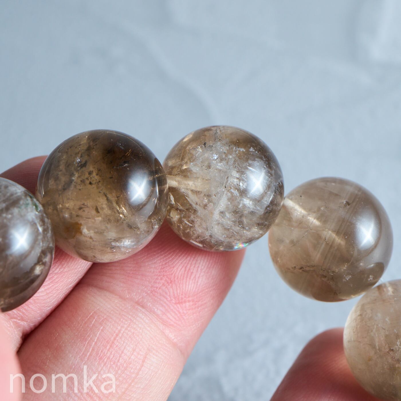 期間限定 9/30 23:59まで】スモーキーフェザーアイリスクォーツ (18mm