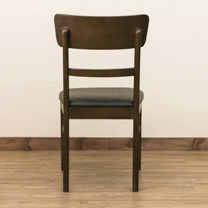 【佐川・離島発送不可】ダイニングチェア　2脚セット　BR/NA