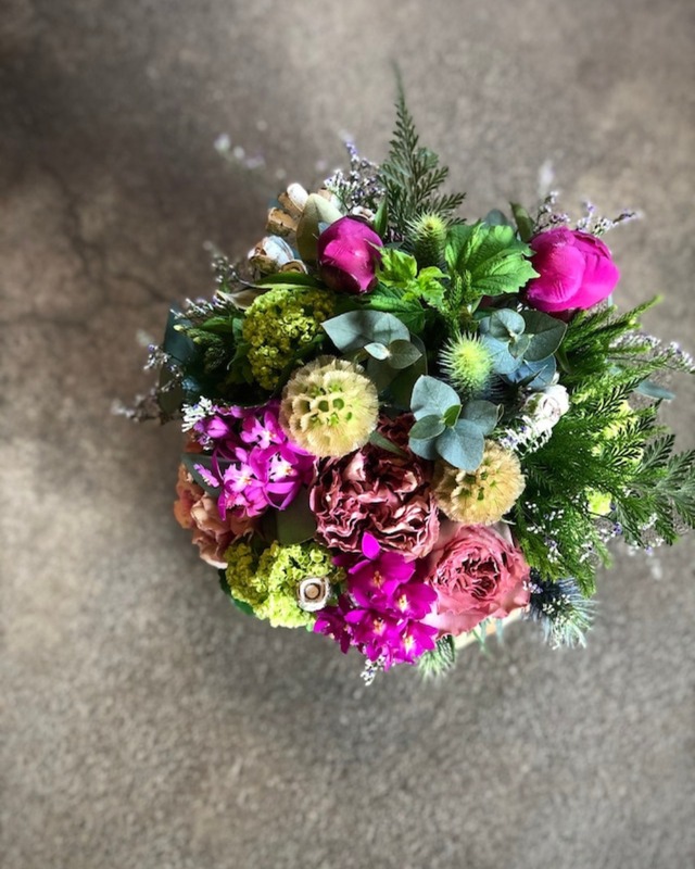 季節のArrangement　Pink/Green
