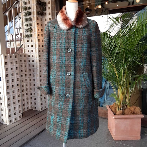 Wool tweed coat / ウール ツイード コート