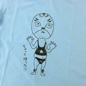 ダメプロレスラー おもしろTシャツ os54マスクマン プロレス マスク フィギュア コスチューム コスプレ
