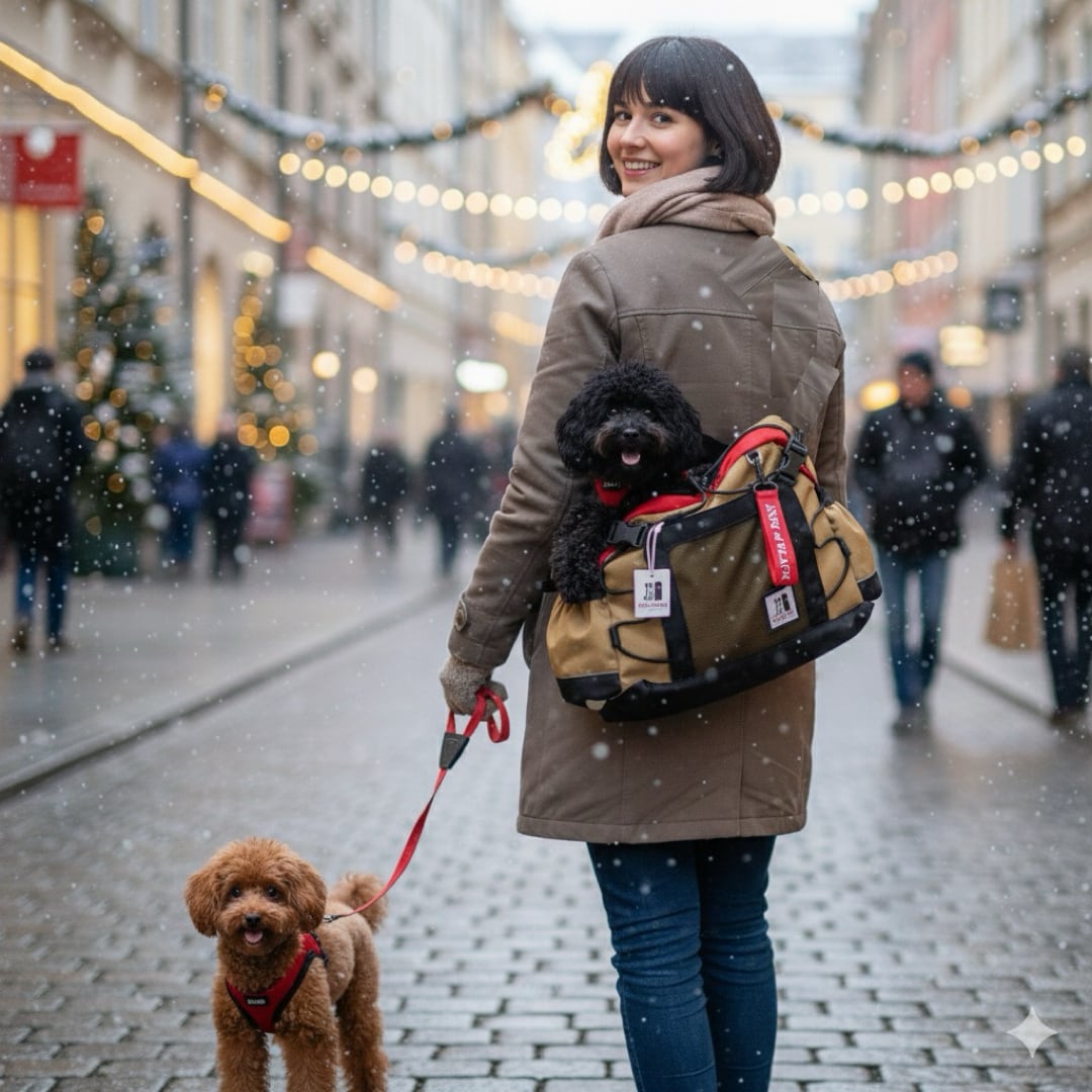 撥水加工】散歩ボディバッグ レトリバーカラー Anne of Black Gables