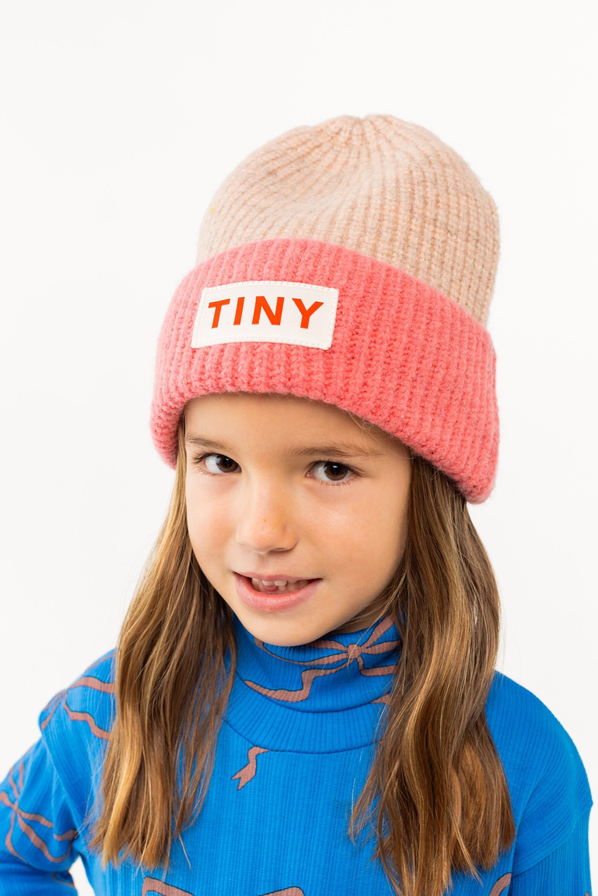 トップス tinycottons ラスト1点 tinycottons/COLOR BLOCK BEANIE-wild rose/summer
