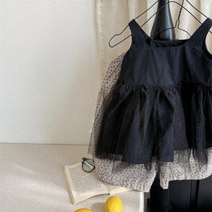 秋ふんわりチュールノースリーブトップ