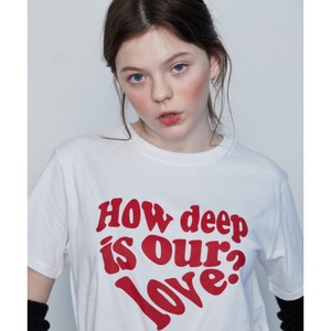 [LUV IS TRUE] IN LOVE TEE(WHITE) 正規品  韓国ブランド 韓国ファッション 韓国代行 韓国通販  Tシャツ