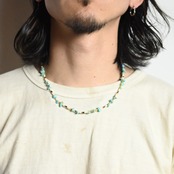 ERICKA NICOLAS BEGAY / ③NAVAJO BEASDS NECKLACE 50cm