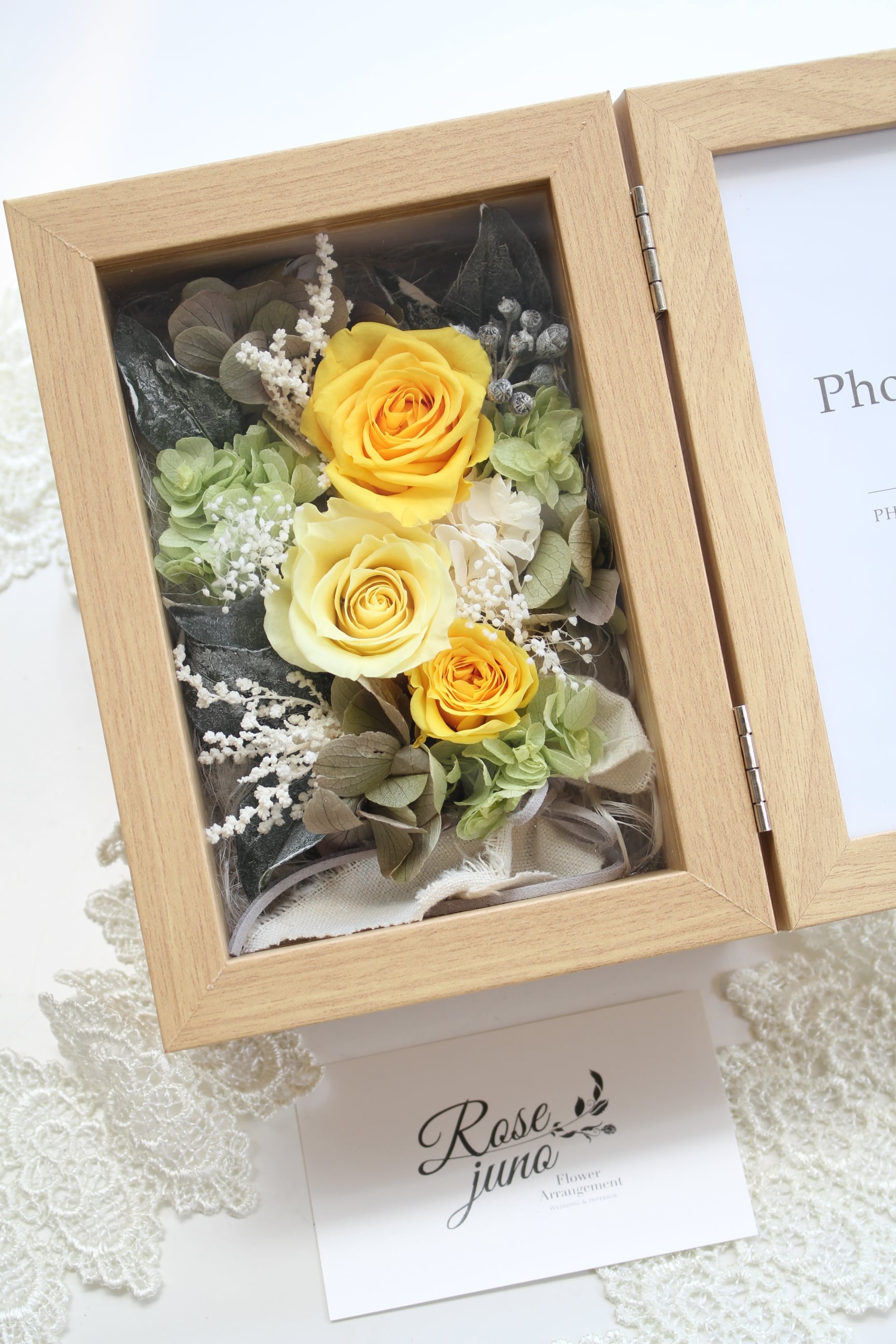 NEWフォトフレームMサイズ | 福岡のプリザーブドフラワー専門店