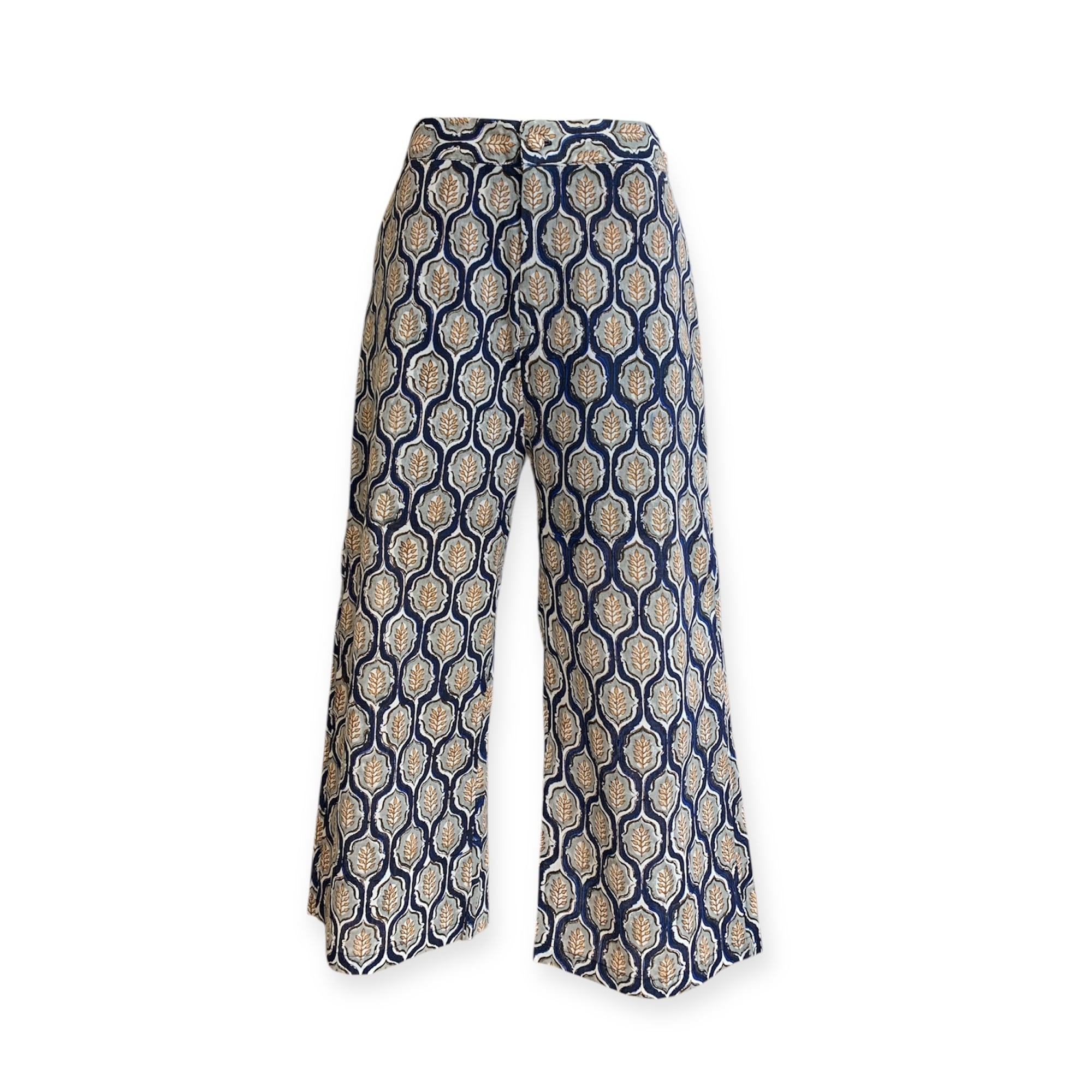 【完売】ズボン 春夏ファッション インド綿 ブロックプリント