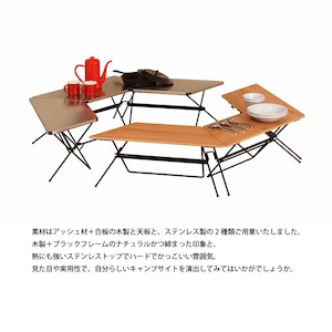 HangOut (ハングアウト) FRT Arch Table Single (Stainless Top) アーチ テーブル シングル ステンレス トップ