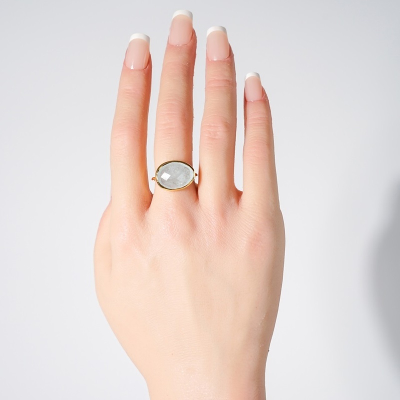 【14号】アクアマリン リング