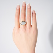 【14号】アクアマリン リング