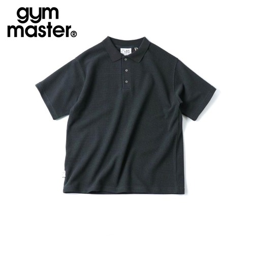 gym master ジムマスター 7.2ozドライワッフルポロシャツ Tシャツ 半袖 メンズ 大きいサイズ G333742 春夏 春 夏 チャコール