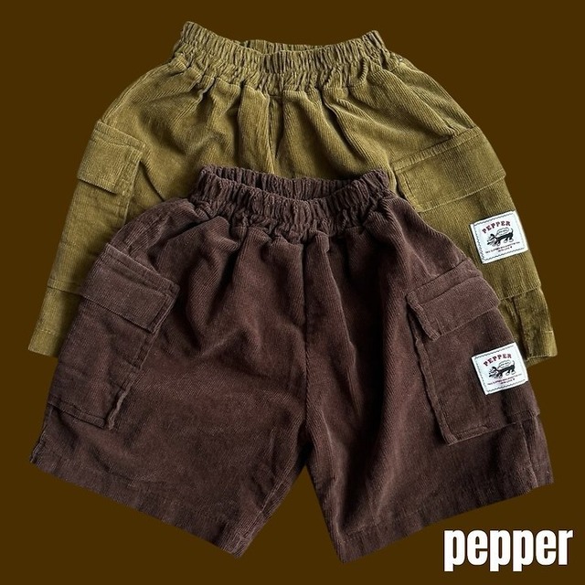 【取寄/韓国直送】PEPPER  26/AU ココボールゴールデンバミューダパンツ｜秋服｜韓国子供服