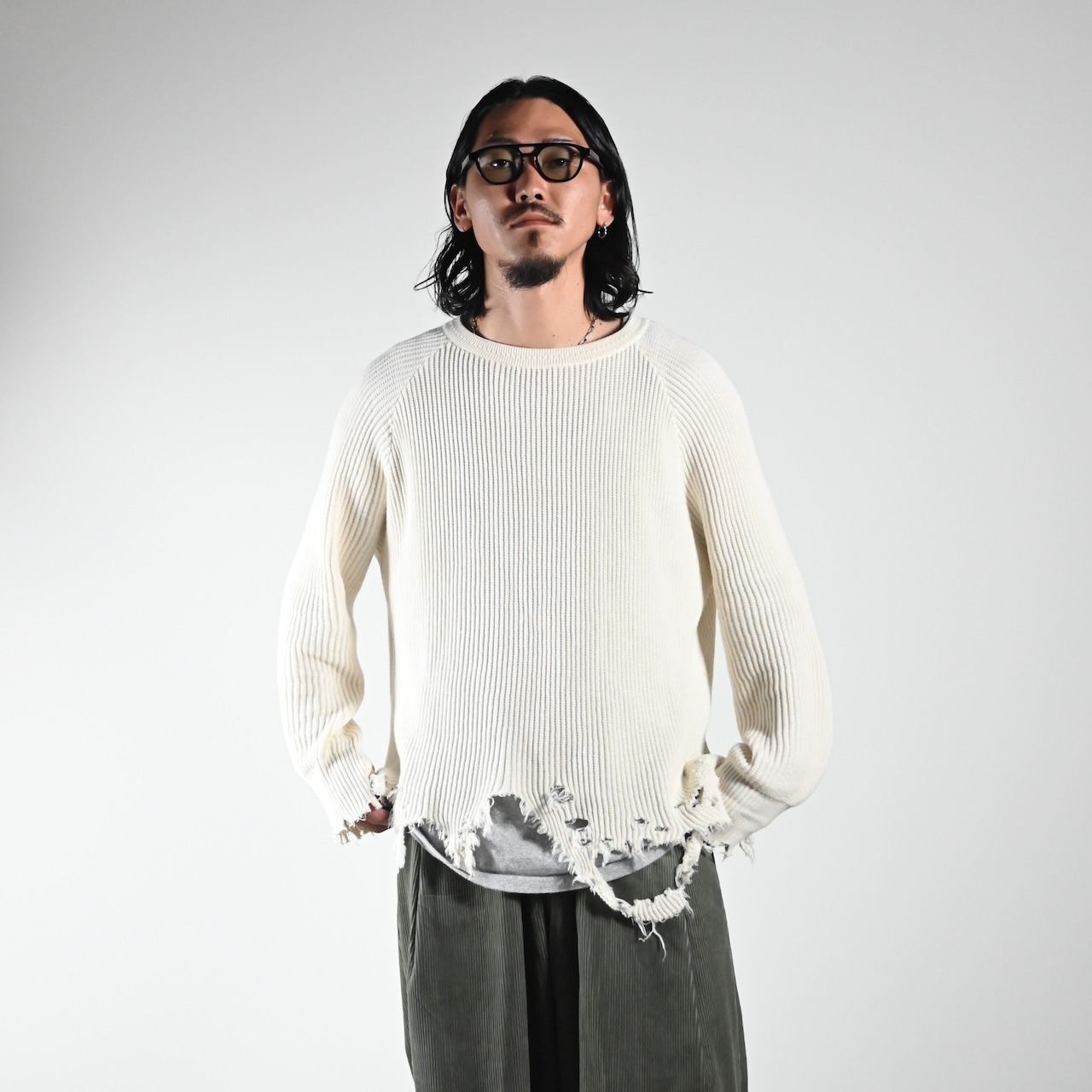 barbell object(バーベルオブジェクト)leather coverallコーディネート
