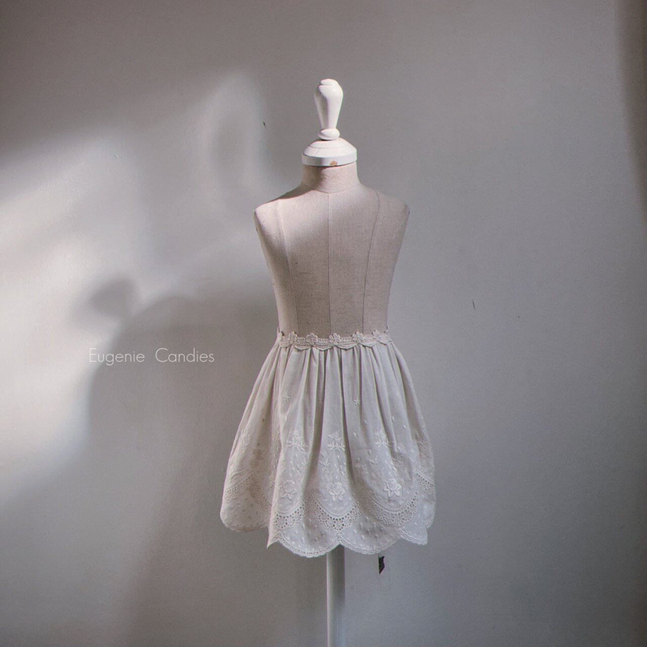 【即納】<EugenieCandies> Chacha flannel apron