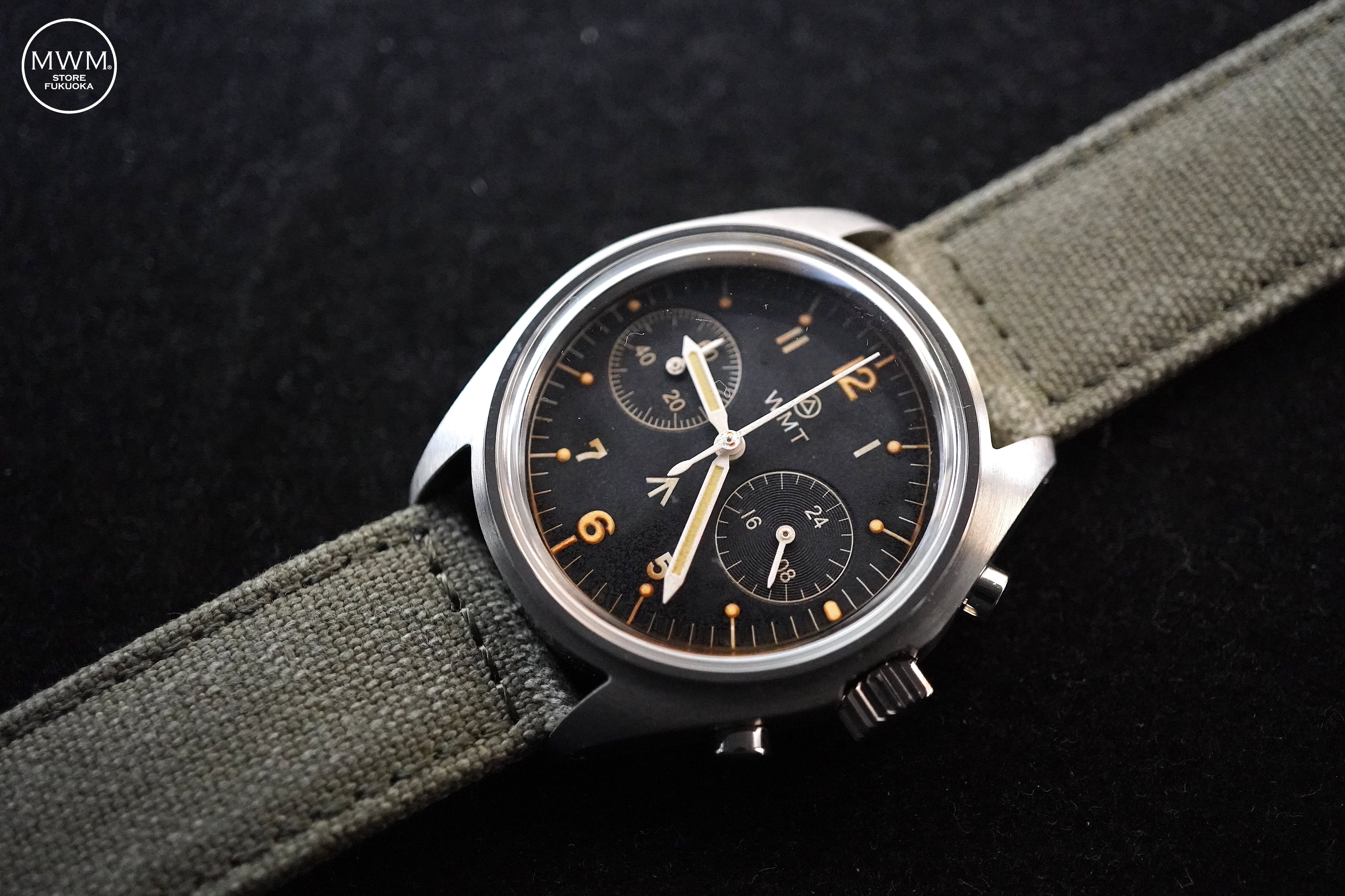 WMT Royal Air Force – Aged Edition / ( Military Green Canvas Strap