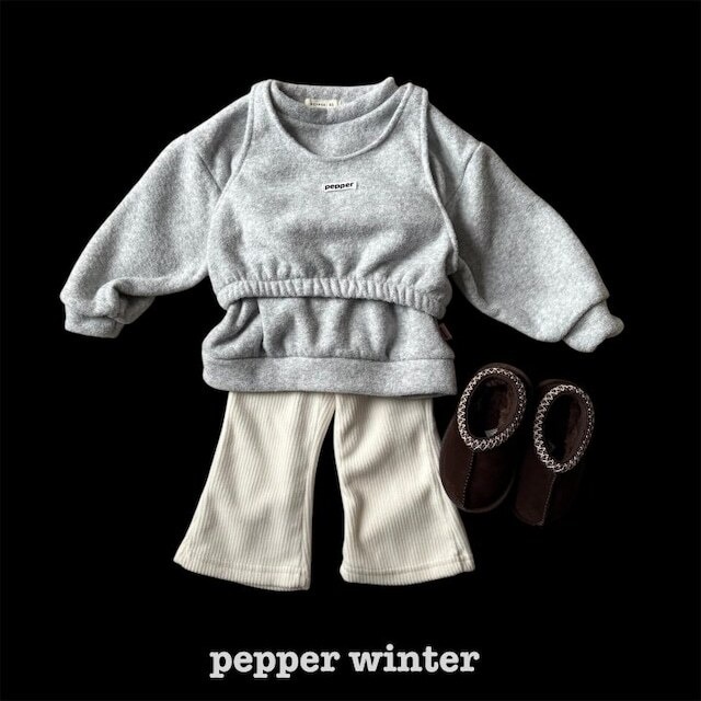 予約⌇pepper / Terry brushed vest