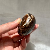 ブラックオパール(グレーオパール)*パーム2*コモンオパール*天然石インテリア*置き物