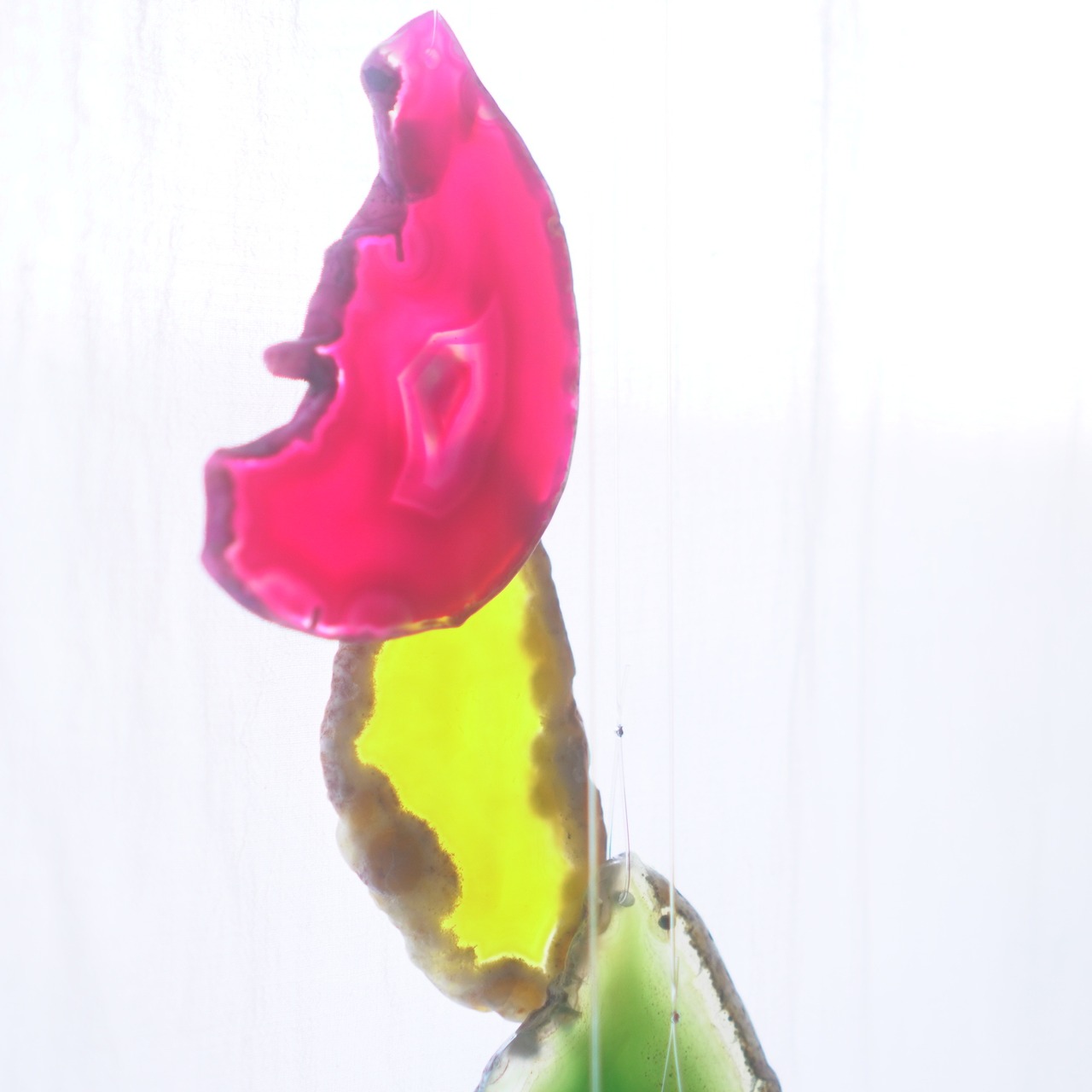 Rainbow Beach 02 - アゲートヒーリングチャイム / Agate Sun Catcher Wind Chime 565