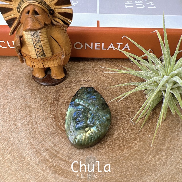 ネイティブ・アメリカン(ラブラドライト)　【# 鉱物女子】no.5