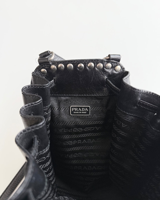 FW1994 PRADA STUDS SHOULDER BAG