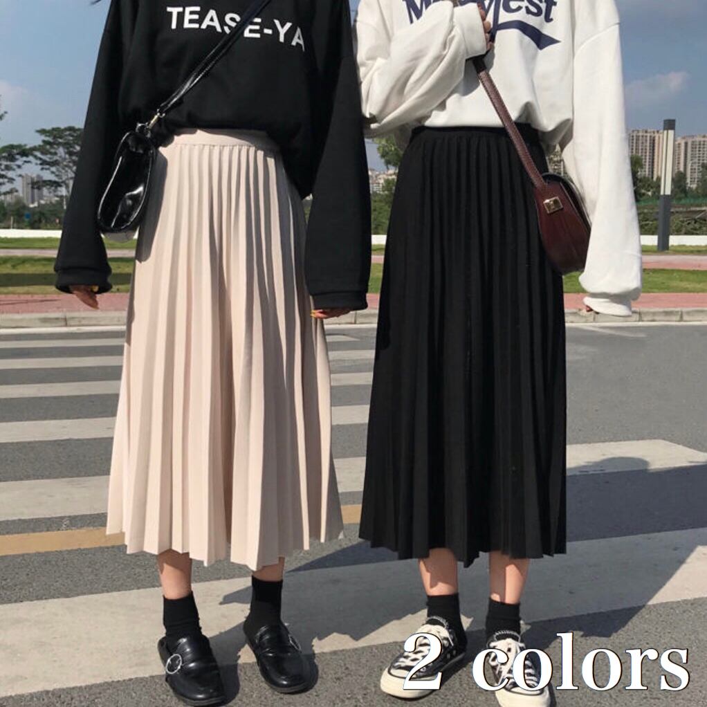 プリーツ スカート レディース 秋 冬 服 ミモレ 丈 オルチャン ファッション 大人 可愛い 10代 30代 学生 制服 風 Sk 0278 Happy Orurea ハッピーオルレア プリーツ スカート レディース 秋 冬 服 ミモレ 丈 オルチャン ファッション 大人 可愛い 10代 30代 学生 制服 風 Sk 0278 Happy Orurea ハッピーオルレア