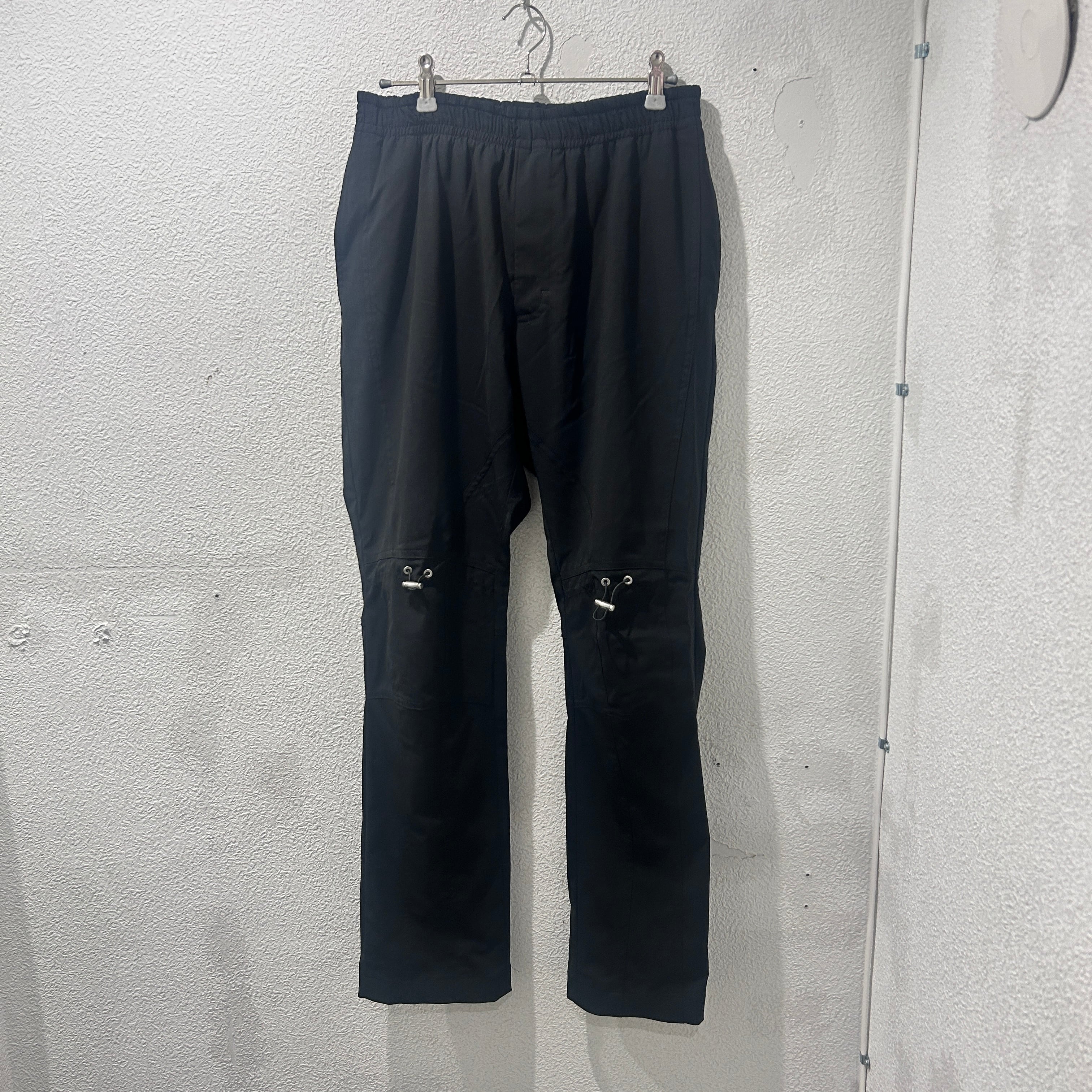 1017 ALYX 9SM アリクス ドローコードパンツ ブラック SIZE.L 1017 ALYX 9SM アリクス ドローコードパンツ ブラック SIZE.L