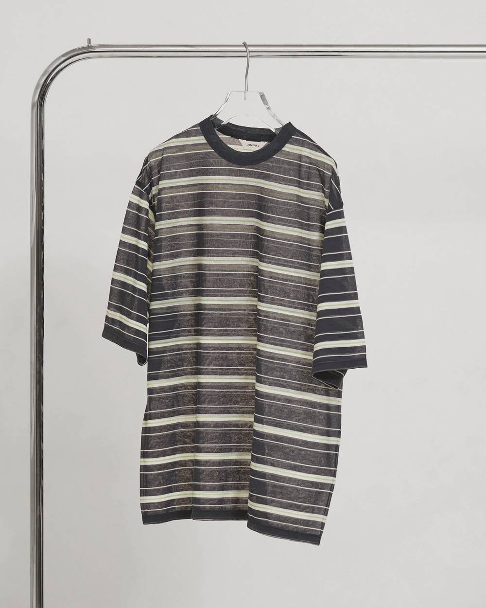 TODAYFUL(トゥデイフル) Sheer Border T-shirt | サウスオレンジ