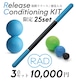 【限定KIT】セルフ筋膜リリース コンディショニング3点セット 《RAD ROLLER》