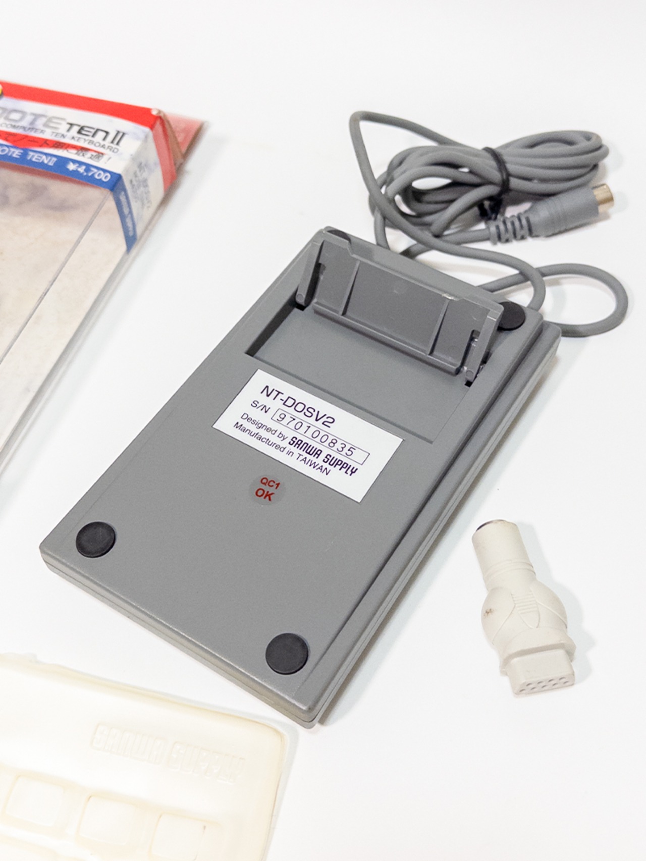 サンワサプライ note ten 2 DOS/V テンキー 23キー PS/2ポート miniDIN6Pinオス カバー付き