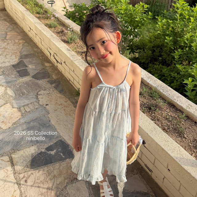 【6/18〆予約】<ninibello> Pure tiered dress