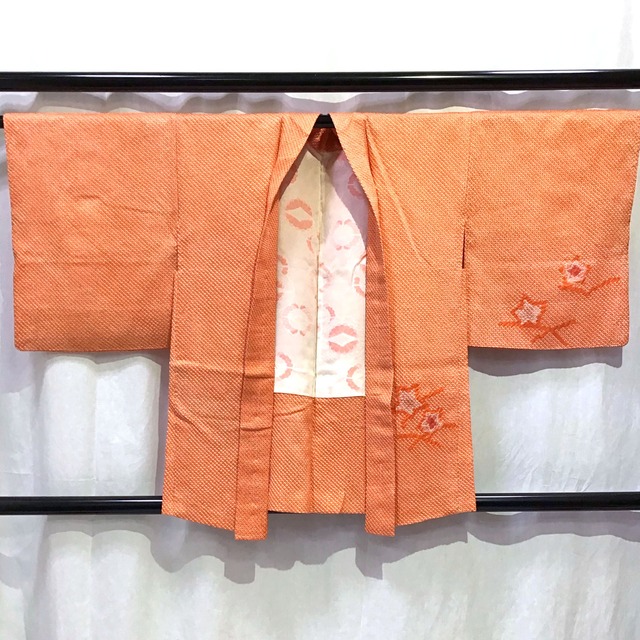 着物・羽織・オレンジ系地・No.200701-1747・梱包サイズ60