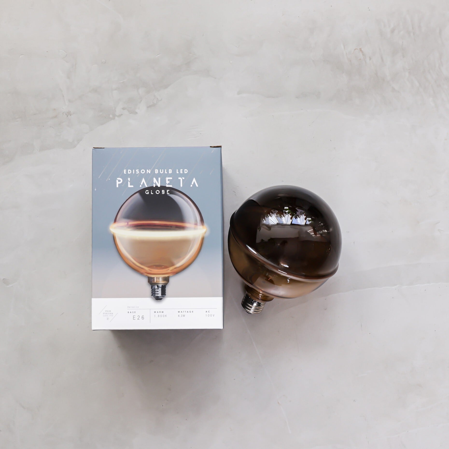 Edison Bulb LED E26 [PLANETA] GLOBE | WEST VILLAGE TOKYO