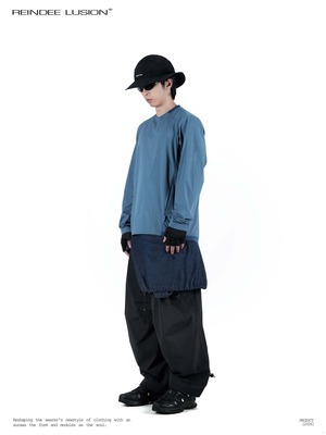 REINDEE LUSION 26AW QUICK-DRY ZIPPER POCKET LONG SLEEVES T-SHIRT