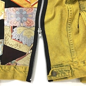 【kimonojk37】着物デニムジャケット KIMONO DENIM JACKET