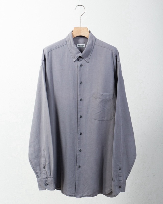 "GIORGIO ARMANI" plain cotton shirt