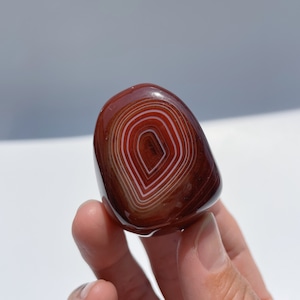 レッドアゲート パームストーン06◇Red Agate Palm Stone◇天然石・鉱物・パワーストーン