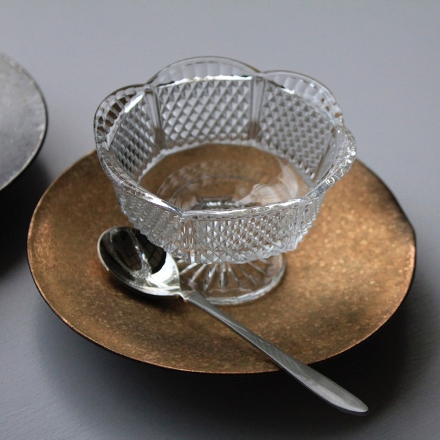 キリコ調　花六角高台小付け