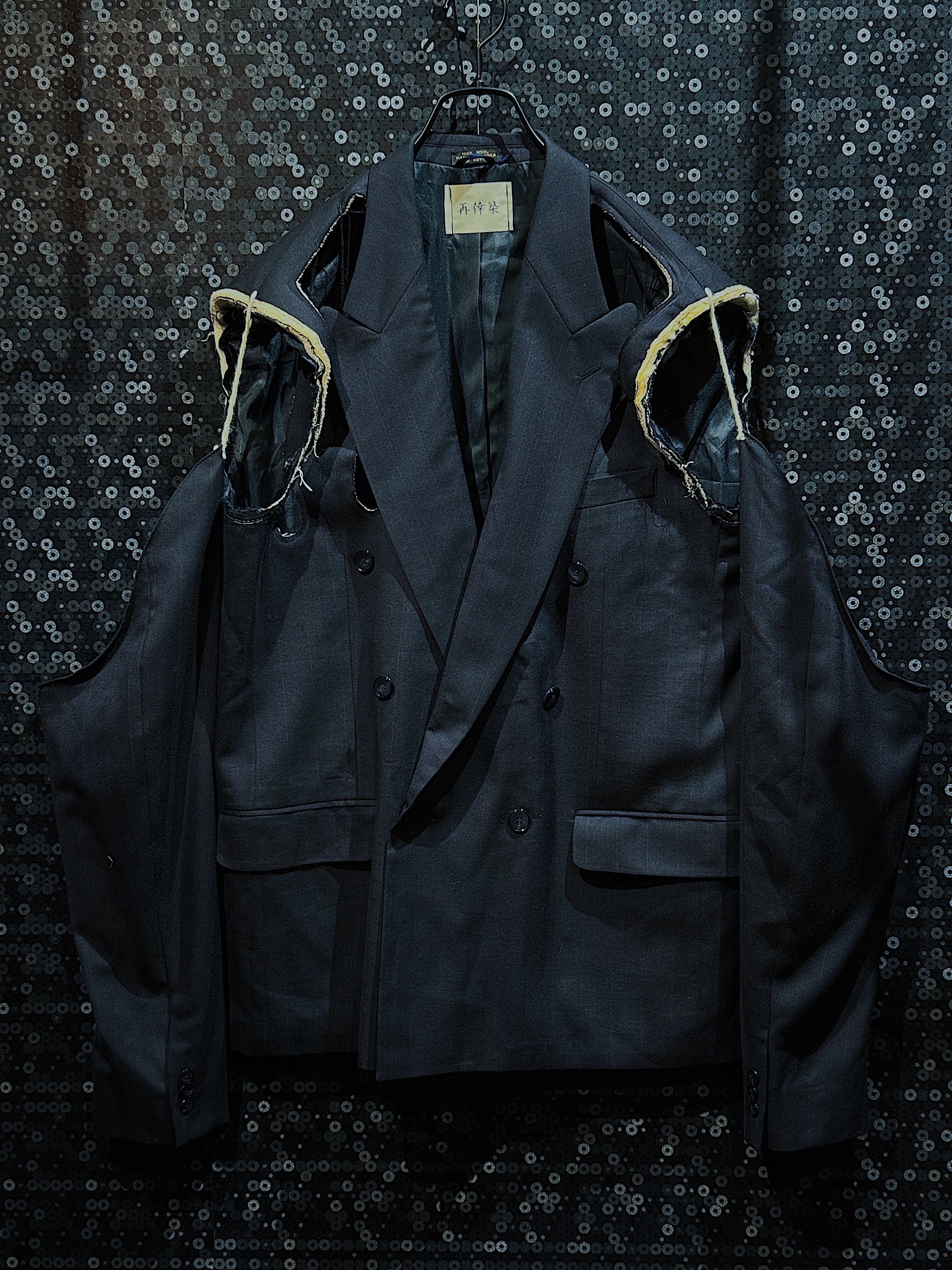 "再倖築"vintage hanging sleeve custom tailored jacket