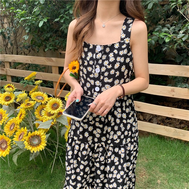 【人気上昇中】　夏新作、可愛い花柄好感度アップワンピース　 A0671