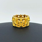 ヘビーデューティ クロス リング ゴールドコーティング