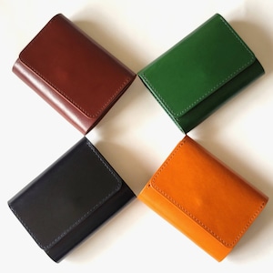 左利き用シームレスミニ財布 各色【受注製作】