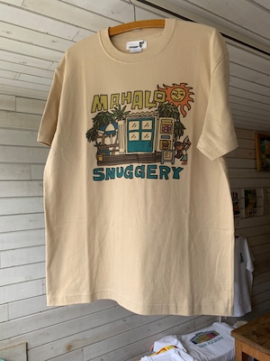 MAHALO Tシャツ L beige 【5th ANNIVERSARY limited edition】