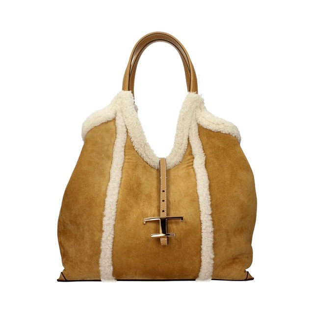 TOD'S トッズ レディース ショルダーバッグ スエード ブラウン