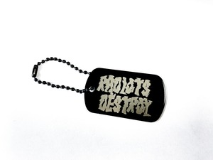 RADIOTS DESTROY DOGTAG KEYHOLDER