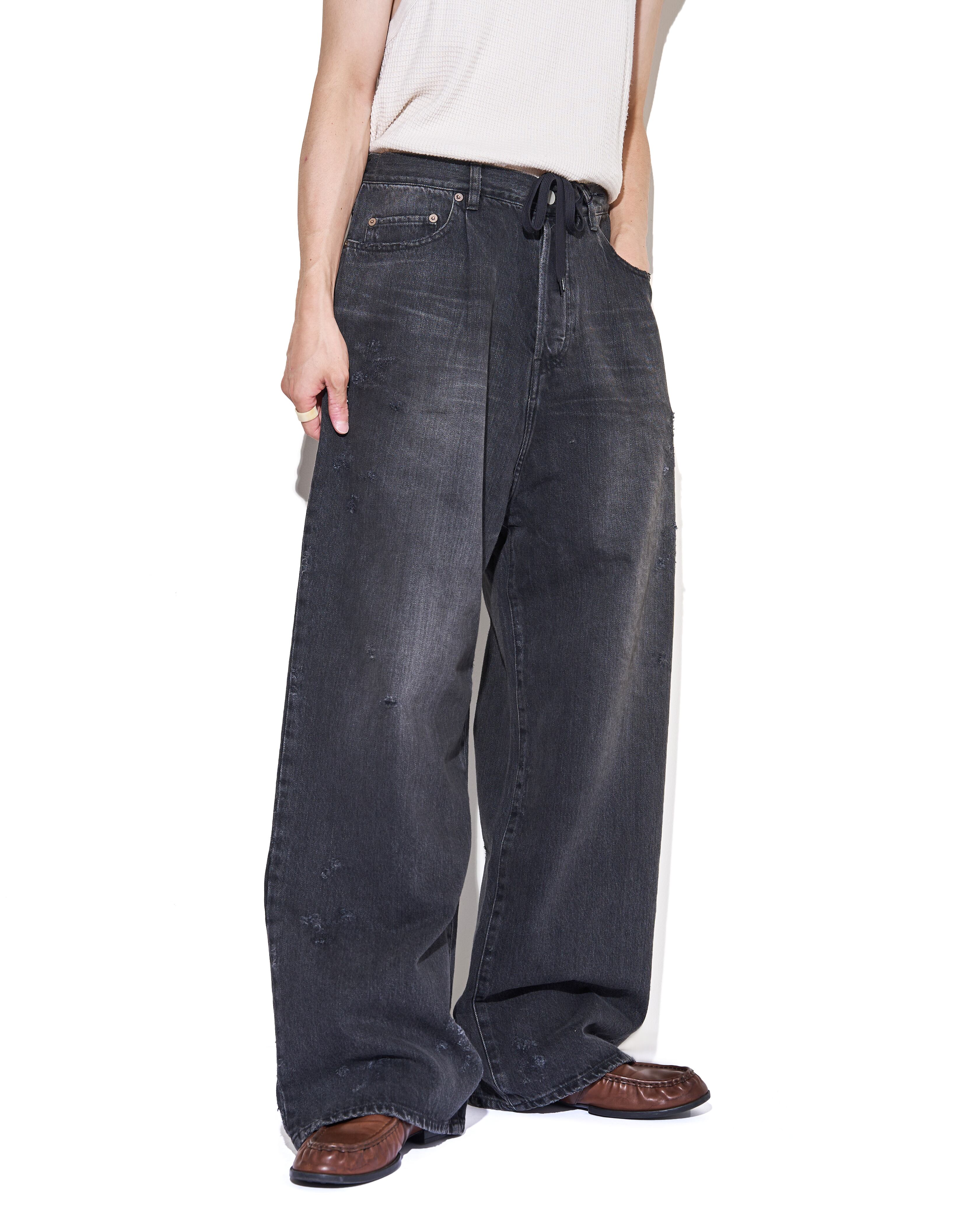 FUC BAGGY JEANS バギージーンズ ブラック S 刺繍 ワイド O1 y2k archive Coogi Baggy Black Jeans Denim Hip-Hop B-BOY